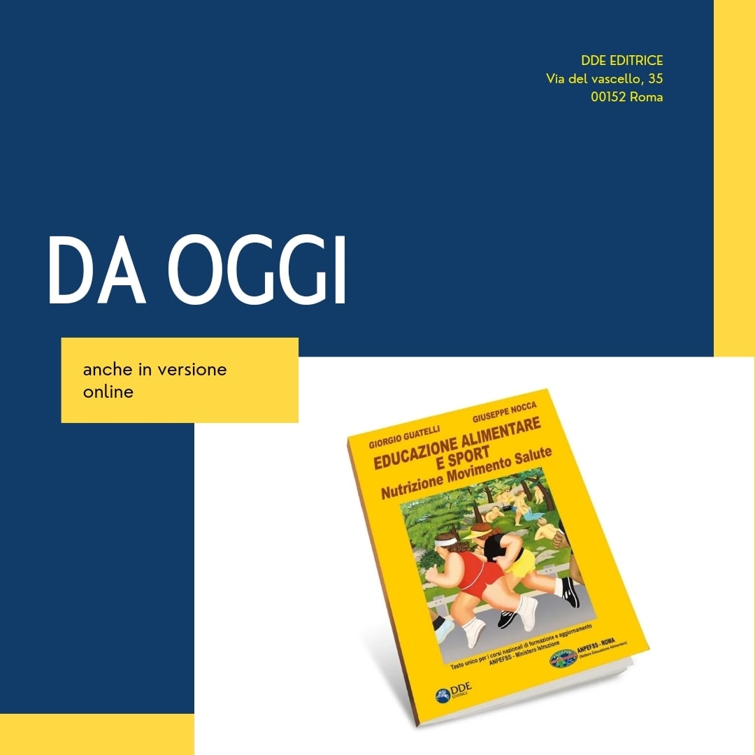 Scopri di più sull'articolo “Educazione Alimentare e Sport – Nutrizione, Movimento, Salute”
