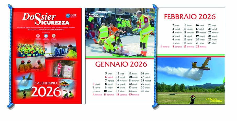 Calendario da muro 2026 – Dossier Sicurezza